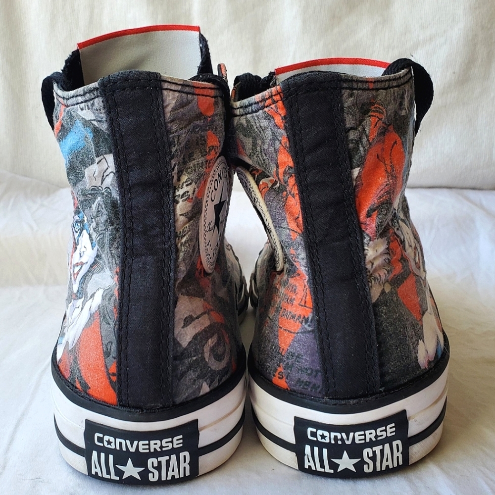 Converse All Star X DC Comics Harley Quinn Unisex Sneakers Size Mens 9/Womens 11 - Picture 3 of 9
